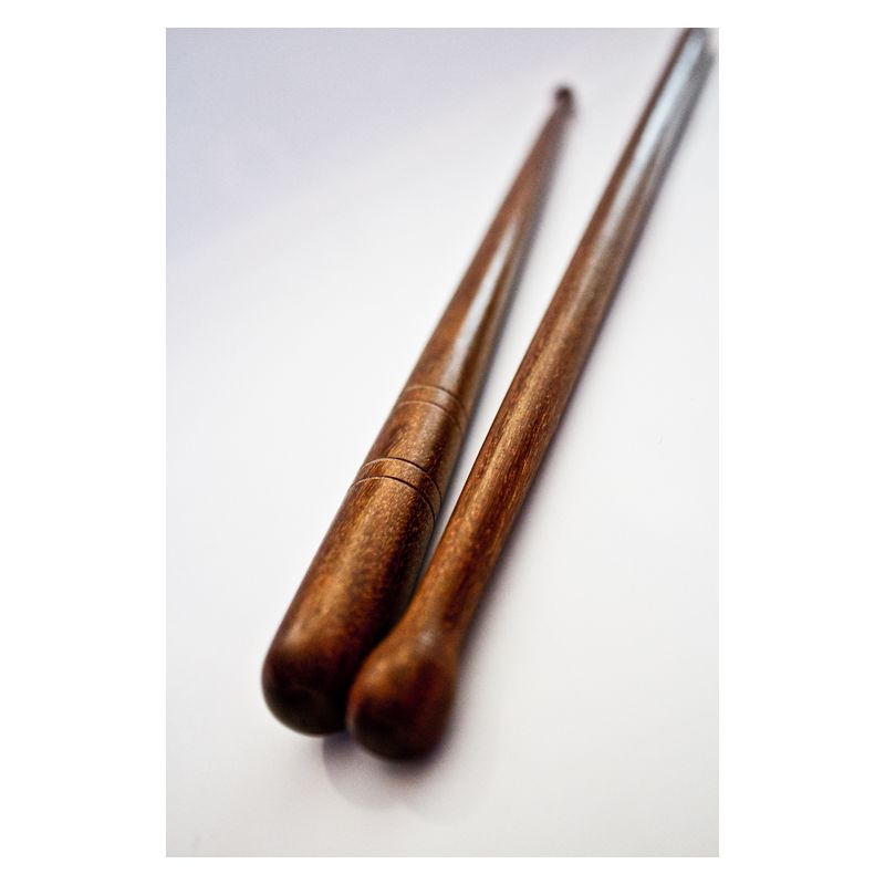 Lot De 4 Baguettes De Tambour Anciennes - Pour Fanfare Ou Batterie - Bon état