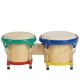 Paire de bongos coloré 16 et 19 cm - Goldon