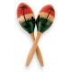 Paire de maracas "CP" en bois