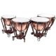Jeu de 4 timbales "Professionnal cuivre martelé" 23" à 32" - Ludwig
