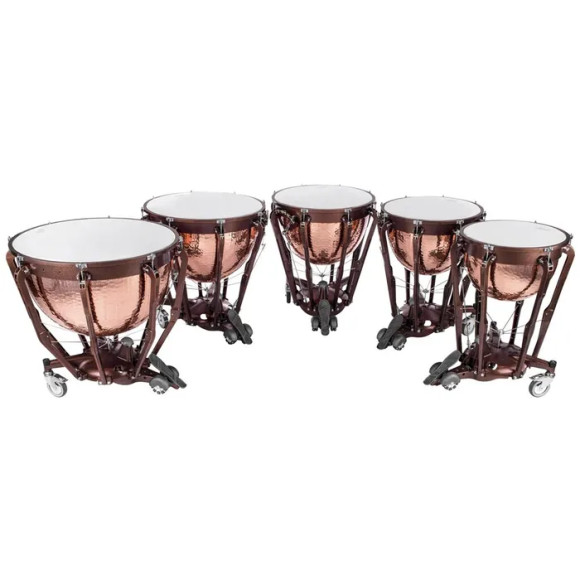 Jeu de 5 timbales "Professionnal cuivre martelé" 20" à 32" - Ludwig