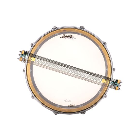 Caisse claire de concert laiton martelé 14 x 5" - Ludwig
