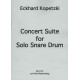 KOPETSKI Eckhard : Concert Suite for Solo Snare Drum