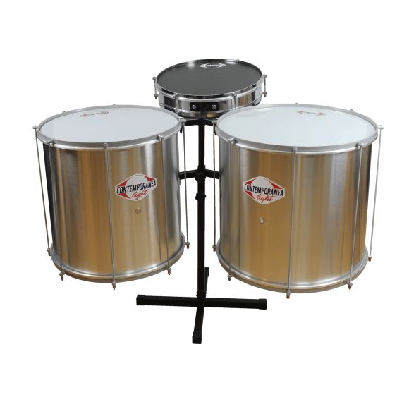 Stand avec 2 surdos 50cm CL (20'' - 22'') et surdo compact 16'' - Contemporanea