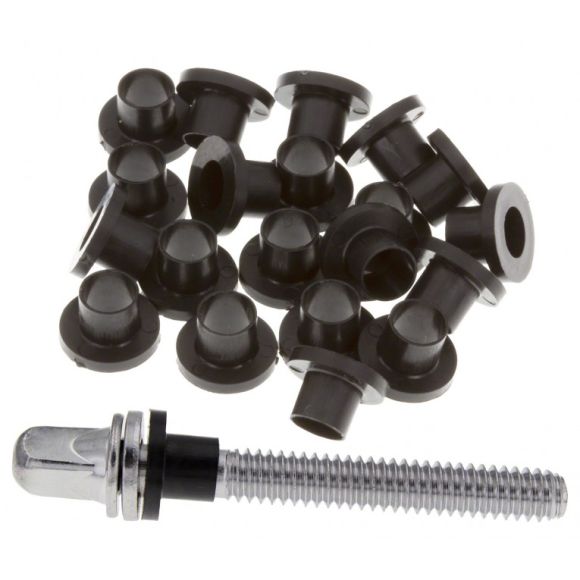 Rondelles nylon pour tirants - Noir (x20) - Sparedrum