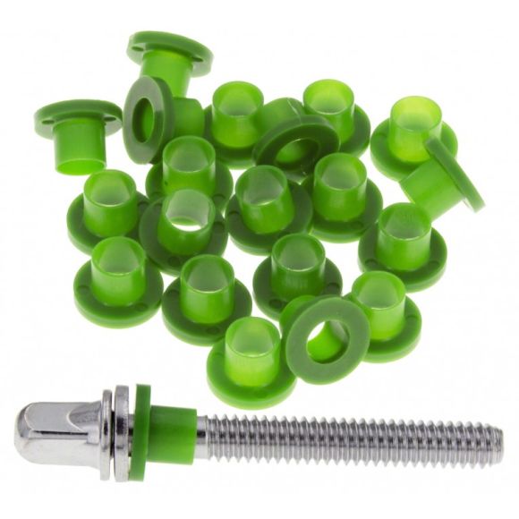 Rondelles nylon pour tirants - Vert (x20) - Sparedrum