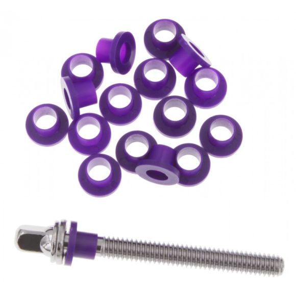 Rondelles nylon pour tirants - Violet (x20) - Sparedrum