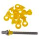 Rondelles nylon pour tirants - Jaune (x20) - Sparedrum