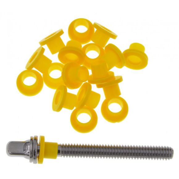 Rondelles nylon pour tirants - Jaune (x20) - Sparedrum