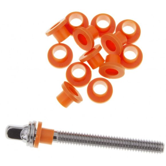Rondelles nylon pour tirants - Orange (x20) - Sparedrum