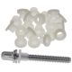 Rondelles nylon pour tirants - Blanc (x20) - Sparedrum