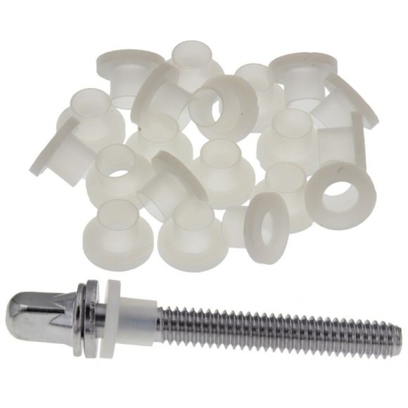 Rondelles nylon pour tirants - Blanc (x20) - Sparedrum