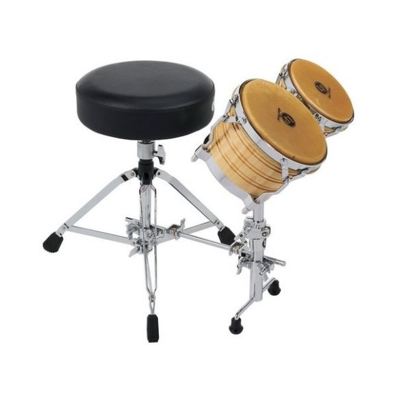 Stand pour bongos avec attache siège